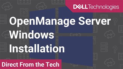 How to install OpenManage Server Administrator on Windows .